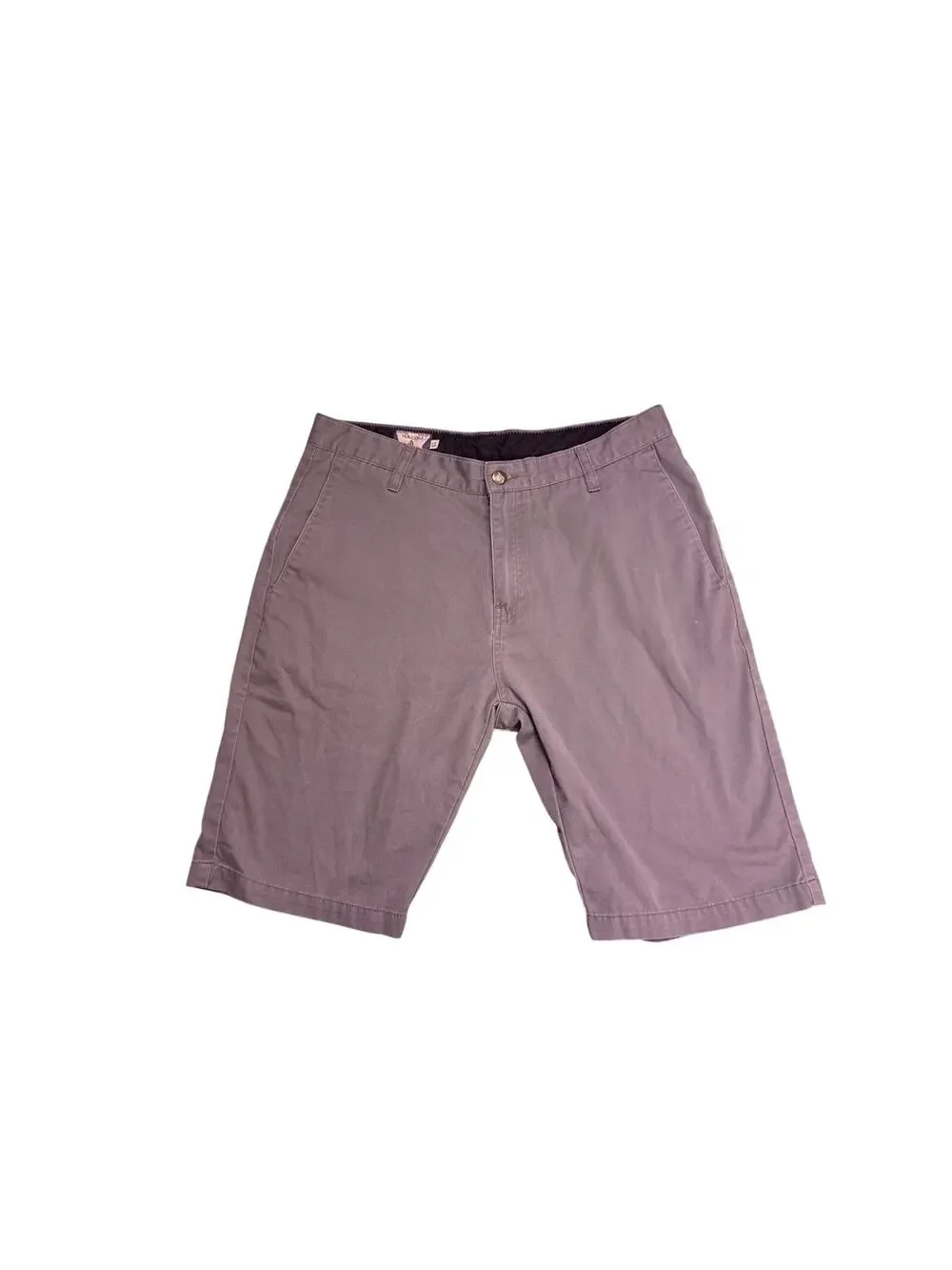 Volcom Y2K Skate Shorts Mens 34 Gray Baggy Skateboarding Streetwear Shorts